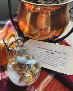 Home Protection + Prosperity Witch Ball