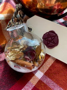 Home Protection + Prosperity Witch Ball