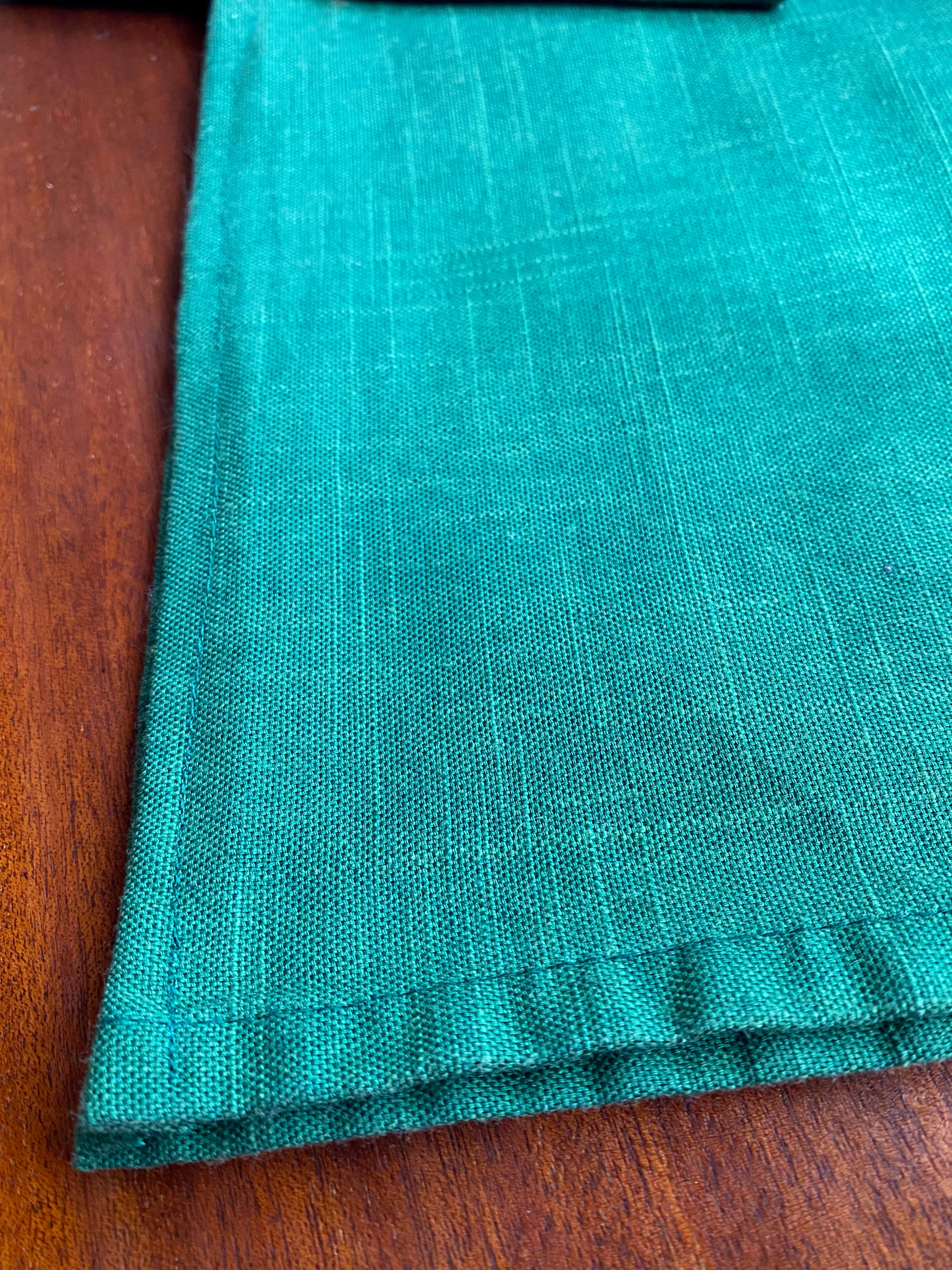 Green Linen Table Runner